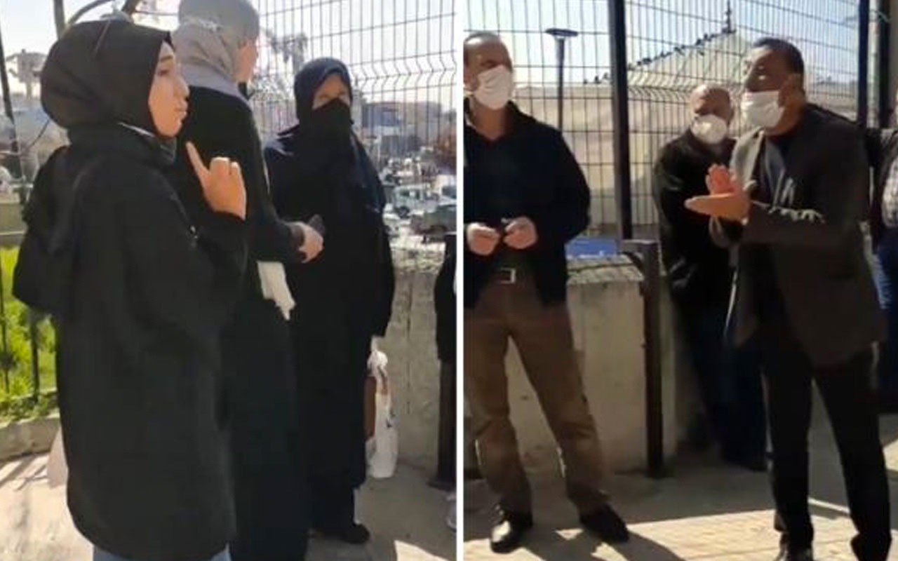 Üsküdar'da Bir Erkek, Kadınların Camiye Girmesine İzin Vermedi!